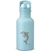 Blue CARL OSCAR Nerūdijančio plieno sandarus vandens butelis, Mėlyna-dolphin, 500 ml