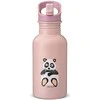 CARL OSCAR Nerūdijančio plieno sandarus vandens butelis, Rožinė-panda, 500 ml