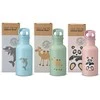CARL OSCAR Nerūdijančio plieno sandarus vandens butelis, Žalias-camel, 500 ml