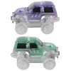 Cleverclixx - Magnetinės lenktynių trasos automobilis - pastelinis violetinis, 1vnt.