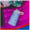 Cool Bottles - Nerūdijančio plieno vaikiškas buteliukas su atlenkiamu šiaudeliu, 350ml (Rainbow clouds)