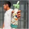 Cool Bottles - Nerūdijančio plieno vaikiškas buteliukas su šiaudeliu arba užsukimu, 260ml (Koala hugs)