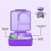 Pietų dėžutė su termosu OmieBox, Lilac violetinė