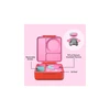 Pietų dėžutė su termosu OmieBox, Pixie pink