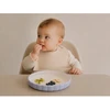 SOINA - Keramikinė lėkštė su silikoniniu nuimamu pagrindu, blu