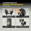 Adjustable dumbbell TUNTURI MX Select MX85 Dumbbell 5.6-38.6kg, knurled