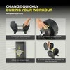 None Adjustable dumbbell TUNTURI MX Select MX85 Dumbbell 5.6-38.6kg, knurled
