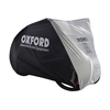 Trijų dviračių dangtis "Oxford Aquatex" (juodas/sidabrinis)