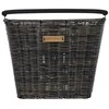 Basil BASIL BREMEN RATTAN LOOK KF rotango vairo krepšelis + BASIL KLICKFIX ADAPTER PLATE montavimo plokštė, nuimama vairo tvirtinimo sistema (be kronšteino) gamtos ruda (NAUJIENA)