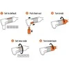 None AXA Cable Resolute C10 - 150 Code Cable lock