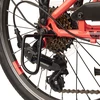 Children's bicycle S'COOL chiX, 20" Coral/Dark Raudona