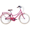 None Vaikiškas dviratis S'COOL chiX Classic, 24" Berry/rusvai geltonas