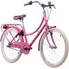 None Vaikiškas dviratis S'COOL chiX Classic, 24" Berry/rusvai geltonas
