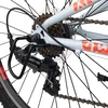 Children's bicycle S'COOL Xroc, 24" Sky Pilkas/Neon Oranžinis