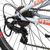 None Children's bicycle S'COOL Xroc, 24" Sky Pilkas/Neon Oranžinis