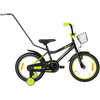 Dviratis Tabou Rocket CS 16 juodas-lime
