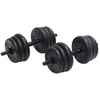 Dumbbell and barbell set CHRISTOPEIT 4-in-1 Dumbbell Set 20kg