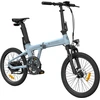 Folding electric bicycle ADO A20S AIR with front suspension, mėlynas