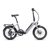 Folding electric bike ROMET E-Wigry 1.0, sidabrinis