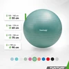 Tunturi Mankštos kamuolys su pompa 55cm, Antiburst, Petrol