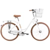 Bicycle ROMET Pop Art Classic 26, baltas + front basket