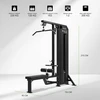 Jėgos staklės TUNTURI Platinum Dual Lat Pulldown / Low row Selectorized V-series