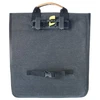 Basil Single City Pannier URBAN DRY SHOPPER 20L, užsegimas kabliuku, vandeniui atsparus poliesteris, medžio anglis (BAS-17658)