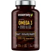 Riebalų rūgštis TREC ESSENSEY OMEGA 3 + 2000 TV D3 90 kapsulių
