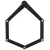 AXA Fold Pro100 Foldable lock Juodas, The Fold Pro is 100 cm long and has flexible joints, so you can easily attach your bike to a pole or fence.