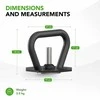 Reguliuojamo svorio svarstis Tunturi Rapid Adjustable Kettlebell Handle 3,5kg