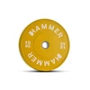 Weight plate HAMMER Bumper Plate, Geltona, 50mm, 15 kg