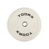 Svorio plokštė TOORX Bumper Plate Challenge, balta, 50 mm, 5kg