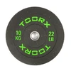 Weight plate TOORX Bumper Plate Crumb, 50 mm, 10 kg