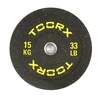 Weight plate TOORX Bumper Plate Crumb, 50 mm, 15 kg