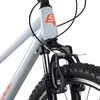 Vaikiškas dviratis S'COOL Xroc, 26" dangaus pilkos/neoninės oranžinės spalvos