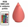 3D Gaminiai Stalinis LED šviestuvas Lašas