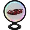 3D Gaminiai Stalinis LED šviestuvas Sportinis automobilis, apskritimo formos