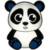 3D Gaminiai Vaikiškas LED šviestuvas Panda