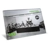 Festool 100-mečiui skirta retro stiliaus stendo skardinė lentelė MES-FT2 100Y Limited Edition
