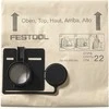 Popieriniai maišeliai dulkių siurbliui Festool FIS-CT 22 5X
