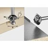 Nuožulnų/briaunų freza su keičiamais peiliukais Festool HW 27/55 mm; su guoliu