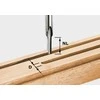Vienašonė griovelių freza su galiniais ašmenimis Festool; 8/45 mm