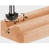 Festool Pirštinė lovelių freza HW S8 R9,7