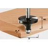 Apvalinimo freza su dvejais skirtingo diametro guoliais Festool 3/10/50 mm