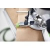 Tikslus kreipiančiojo elemento atramos nustatymas Festool FE-FS/OF/KF