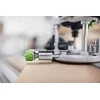 Tikslus kreipiančiojo elemento atramos nustatymas Festool FE-FS/OF/KF