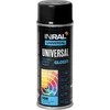 Aerozoliniai universalūs dažai INRAL UNIVERSAL juodi RAL9017 blizgūs 400 ml.