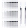 1 ml švirkštai, 50 vnt., laboratorinis plastikas, be adatų matavimui