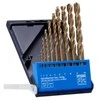 Grąžtas 10 dalių metalo grąžtų rinkinys PFERD DIN338 HSSE N 1-10 Inox