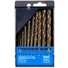 Grąžtas 10 dalių metalo grąžtų rinkinys PFERD DIN338 HSSE N 1-10 Inox